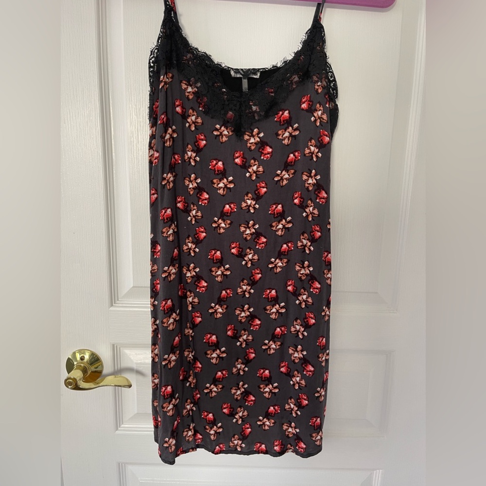 Floral Mini Slip Dress